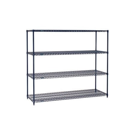 Global Equipment Nexelon Wire Shelving Starter, 72"W x 18"D x 54"H 18725N